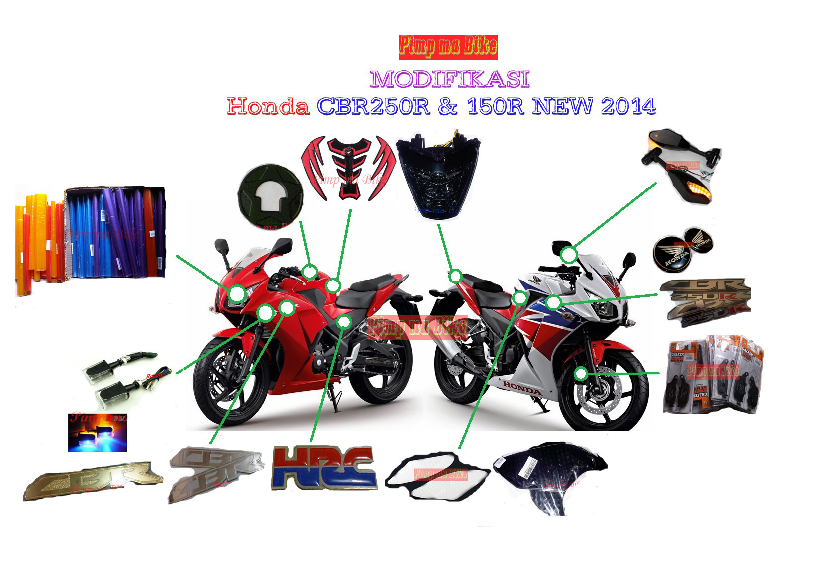 Pilihan Modifikasi Honda CBR 150R 250R New 2014 By Pimp Ma Bike