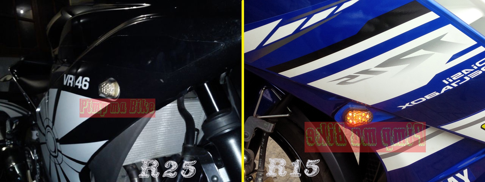 Gambar Modifikasi Lampu Sein Yamaha R25 Pangeran Modifikasi